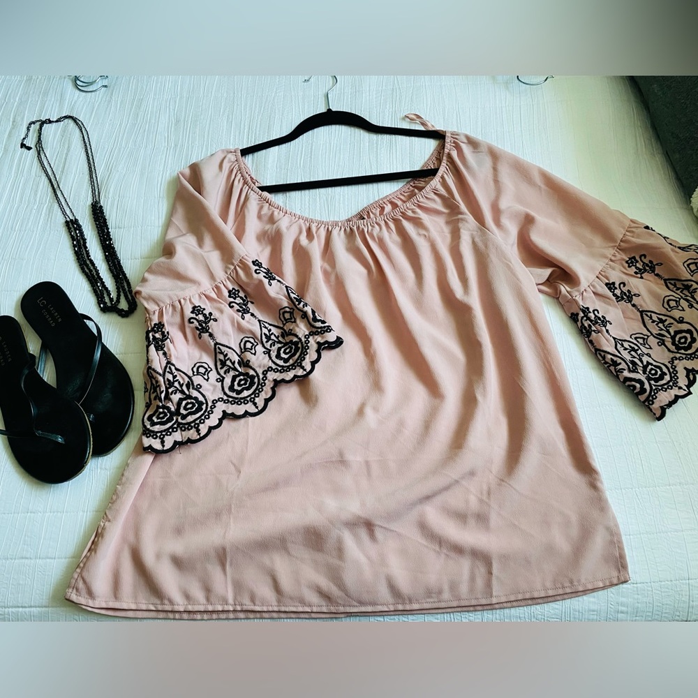 NY&Co Bell Sleeve Top